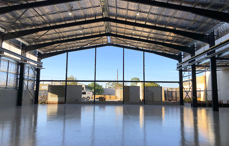 <b>Sonnex Factory Construction Inside</b><span><b>:</b> Our 2,400 square metre purpose-built factory in Adelaide was built by our amazing team within six months.<span>
