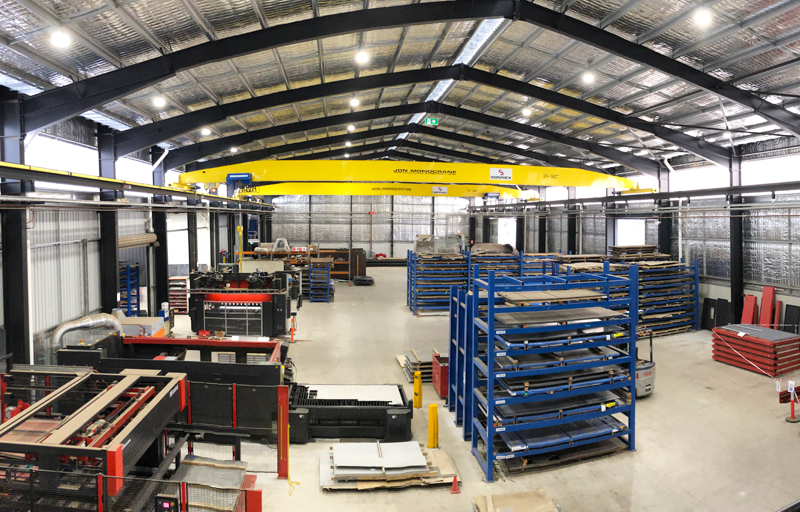 <b>Completed Sonnex Factory</b><span><b>:</b> Our 2,400 square metre purpose-built factory in Adelaide was built by our amazing team within six months.<span>