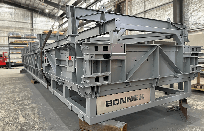 Sonnex worked closely with our client to incorporate their requirements into this concrete mould design to produce precast specialised items of varying preset lengths.